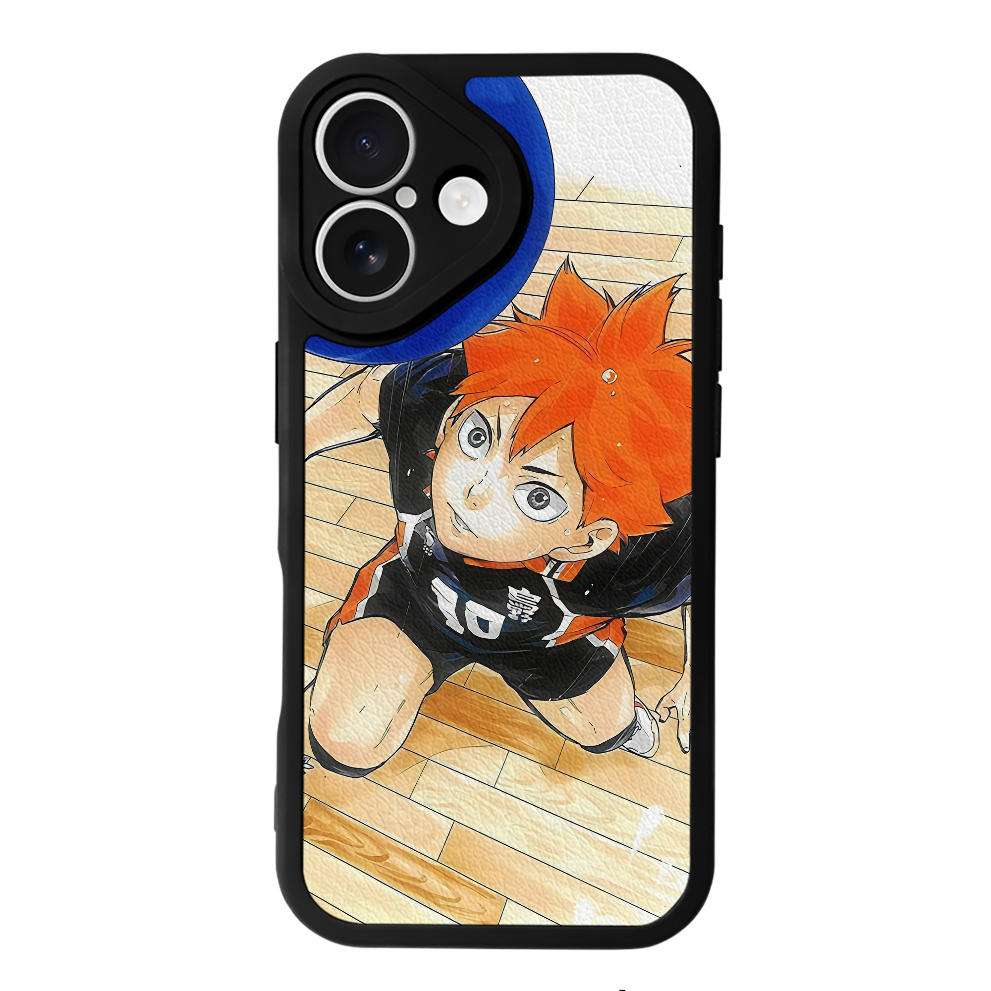 （画像用） ハイキュー!! Haikyu!! 【iPhone 16シリーズ対応】シリコンスマホケース（レザー調） 材質：シリコン